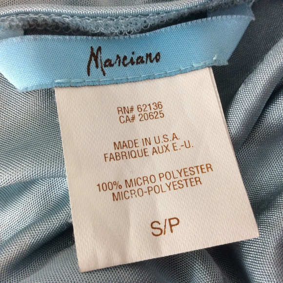 ❌SOLD❌ Marciano Halter Tiffany Blue Trumpet Dress - Picture 4 of 6